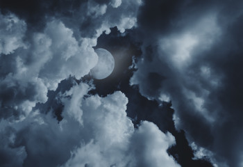 Wall Mural - big moon