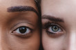 © Chelsea Victoria/Stocksy - Close up of eyes of two women