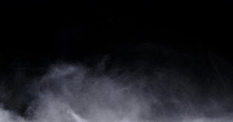 Wall Mural - realistic dry ice smoke clouds fog overlay perfect for compositing into your shots. simply drop it i