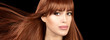© Casther - Beautiful model girl with healthy long red hair. Care and beauty hair products
