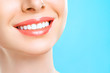 © Aleksandr Rybalko - Perfect healthy teeth smile of a young woman. Teeth whitening. Dental clinic patient. Stomatology concept.