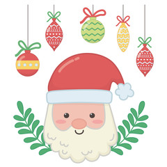 Wall Mural - Merry christmas santa claus vector design