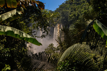 Thi Lo Su Waterfall in Umphang Wildlife Sanctuary, Umphang Tak, Thailand.