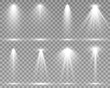 © NAUM - Searchlight collection for stage lighting, light transparent effects. Bright beautiful lighting with spotlights.