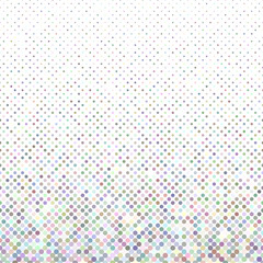 Poster - Colorful geometrical abstract dot pattern background - vector graphic design