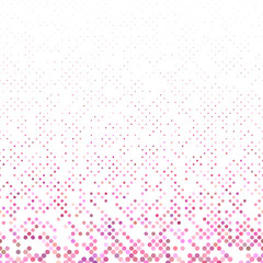 Poster - Pink abstract geometric dot pattern background - vector design