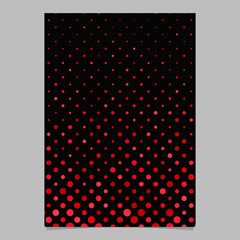 Fototapete - Abstract geometric dot pattern background poster template - vector graphic