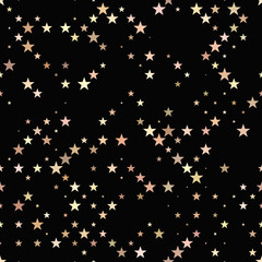 Poster - Geometrical pentagram star pattern background - seamless vector design