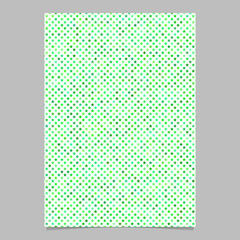Fototapete - Green geometrical pentagram star shape pattern background brochure template design