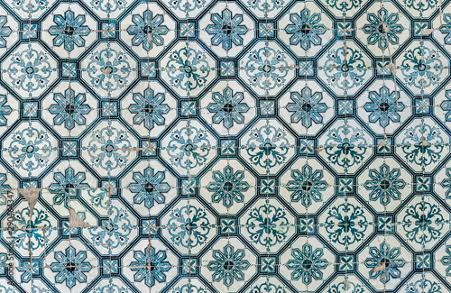 Fotomural Background of vintage ceramic tiles