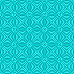 Poster - Simple seamless pattern - vector circle design background