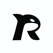 Orca Logo That Formed Letter R