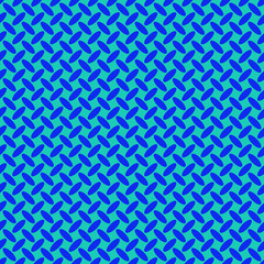 Poster - Blue abstract halftone diagonal ellipse pattern background - vector graphic