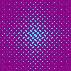 Poster - Color geometric halftone ellipse pattern background design - abstract vector design