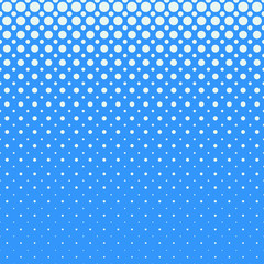Poster - Color repeating halftone circle pattern background design - abstract vector illustration
