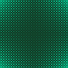 Poster - Green abstract halftone circle pattern background - vector graphic from dots