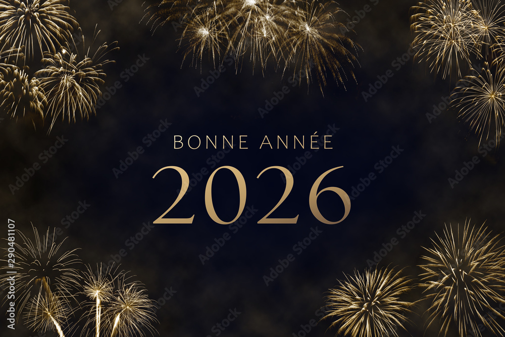 Illustration Stock bonne année 2026 | Adobe Stock