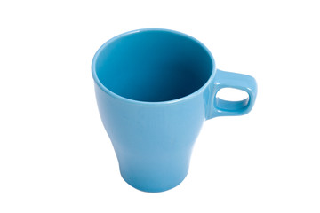 Poster - blue mug isolated on white