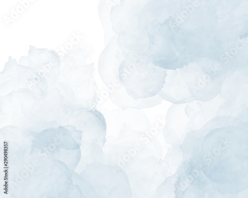 Blue abstract watercolor background