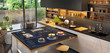 © slavun - Beautiful and modern kitchen with smart home control panel