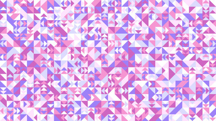 Poster - Chaotic random geometrical triangle pattern website background - colorful abstract polygonal vector design with triangles