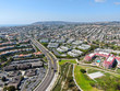 Aerial view of Dana Point town