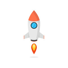 Poster - Rocket space ship. Start up concept. Vector illustration.