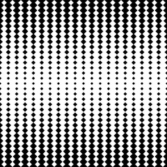 Fototapete - Vector seamless pattern. Modern stylish texture. Monochrome grid with thickness which changing towards the center