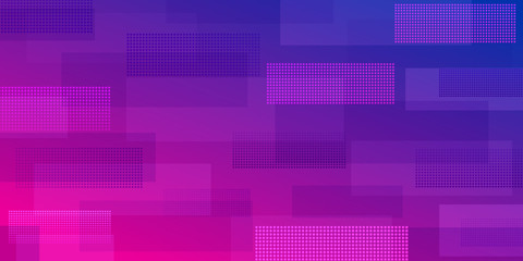 Wall Mural - abstract background of intersecting rectangles consisting of dots, in purple colors