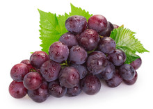 Fresh Grape On White Background