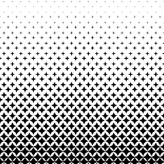 Wall Mural - Vector halftone geometric background. Fade monochrome gradient. Stars gradation pattern.