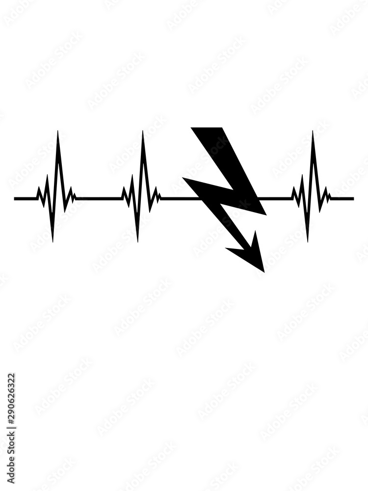 Warnung Elektrische Spannung als Aufkleber