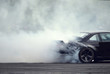 Smoke drift car, side drift car