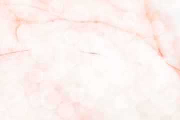 Poster - pink marble abstract background with white bokeh blurred beautiful shiny lights for celebration chri