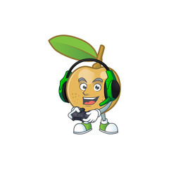 Poster - Gaming sweet longan cartoon character cute design.