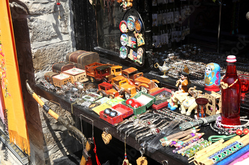 Souvenir and gift shop in old town Sheki © ALYEVA