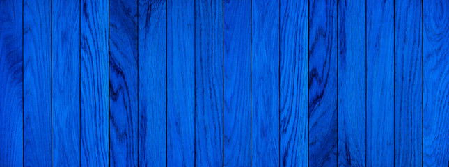 Wall Mural - Blue wood texture background. 