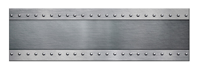 riveted metal plate