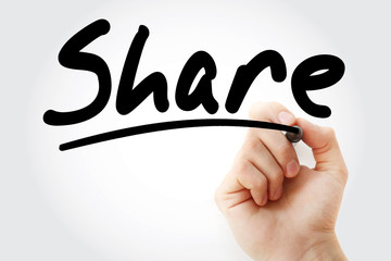 Poster - Share text with marker