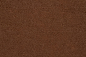 Espresso brown textured felt fabric material background