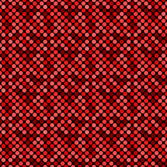 Poster - Abstract circle pattern background design - red vector illustration from circles