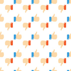 Poster - Social media seamless pattern. Vector background.