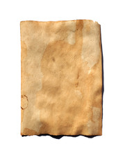 Poster - background old paper isolated on white