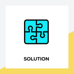 Poster - SOLUTION LINE ICON SET