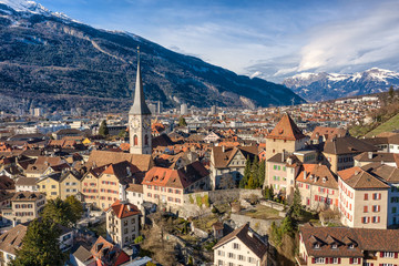 Wall Mural - Chur_Aerial