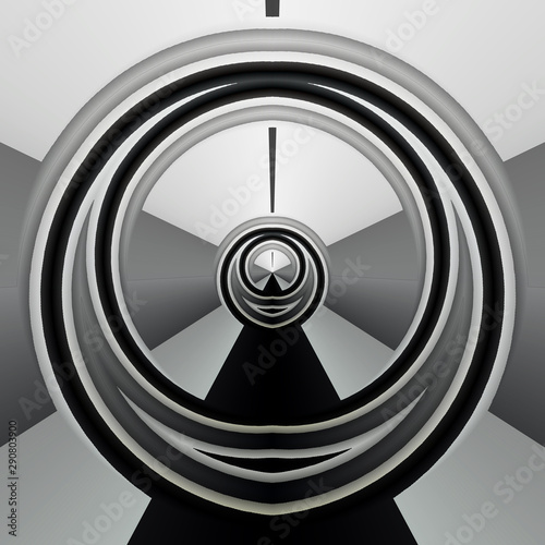 Fototapeta na drzwi i meble Digital art, abstract 3D objects, Germany