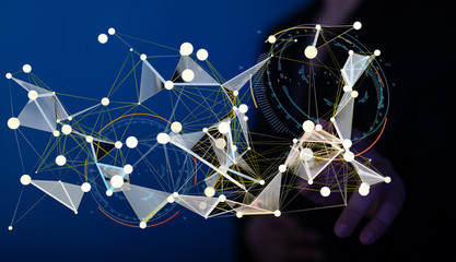 Software, web development, programming concept. Abstract Programming