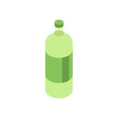 Wall Mural - Bottle of Soda, Water isometric icon