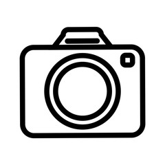 Sticker - photographic camera isolated icon vector illustration