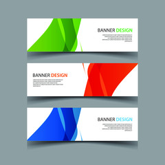 Wall Mural - Vector Abstract design banner web template
